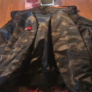Tommy Hilfiger Camo Bomber Winter Jacket M